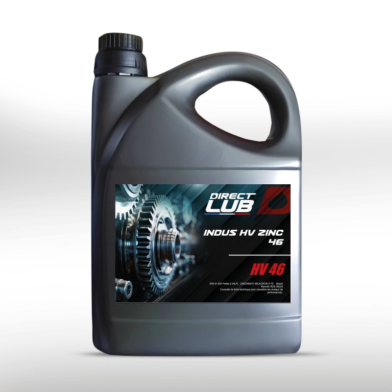 Fluide hydraulique anti-usure, à base de zinc INDUS HV ZINC 46